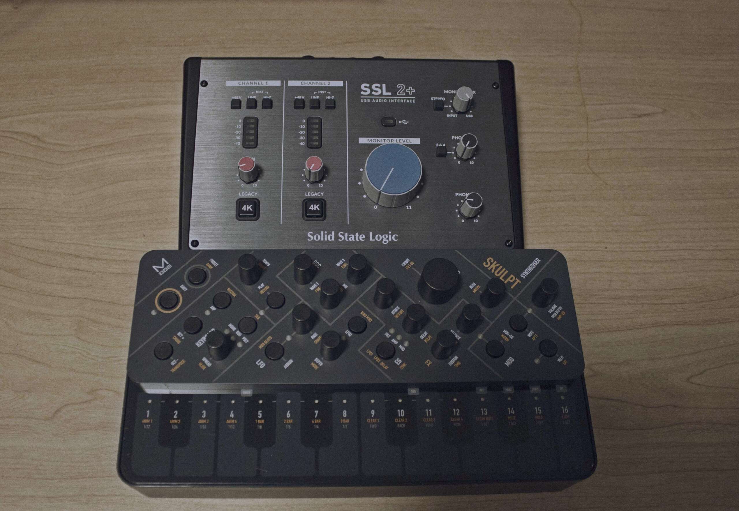 Modal Skulpt vs SSL 2+